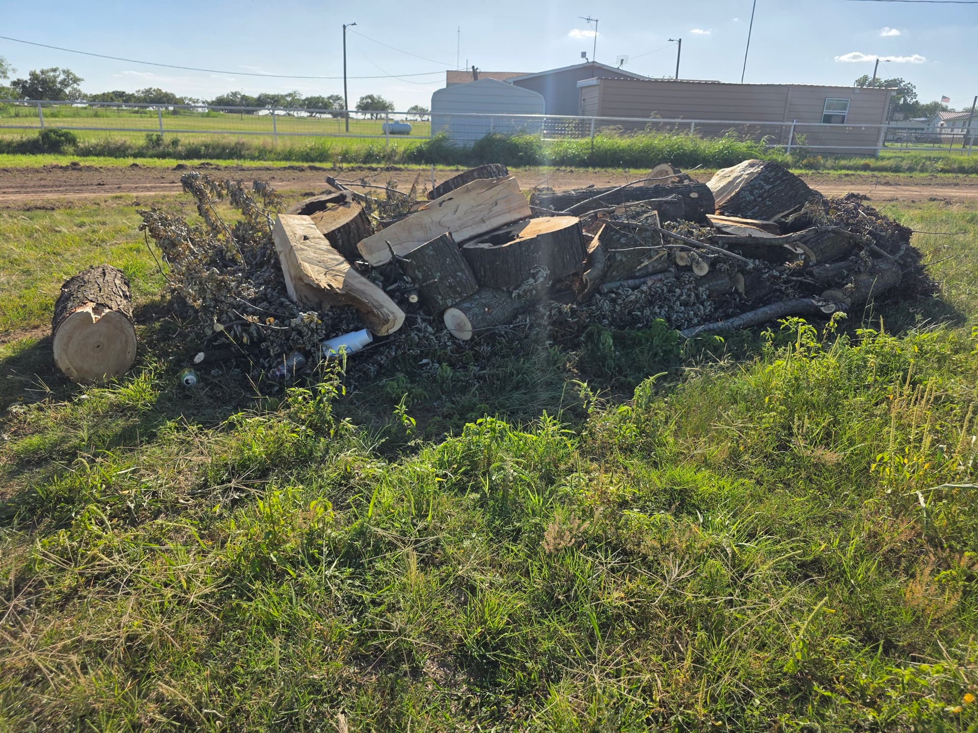 Gallery photos for Storm Debris Hauled Off and Property Cleared Clean: Image #2