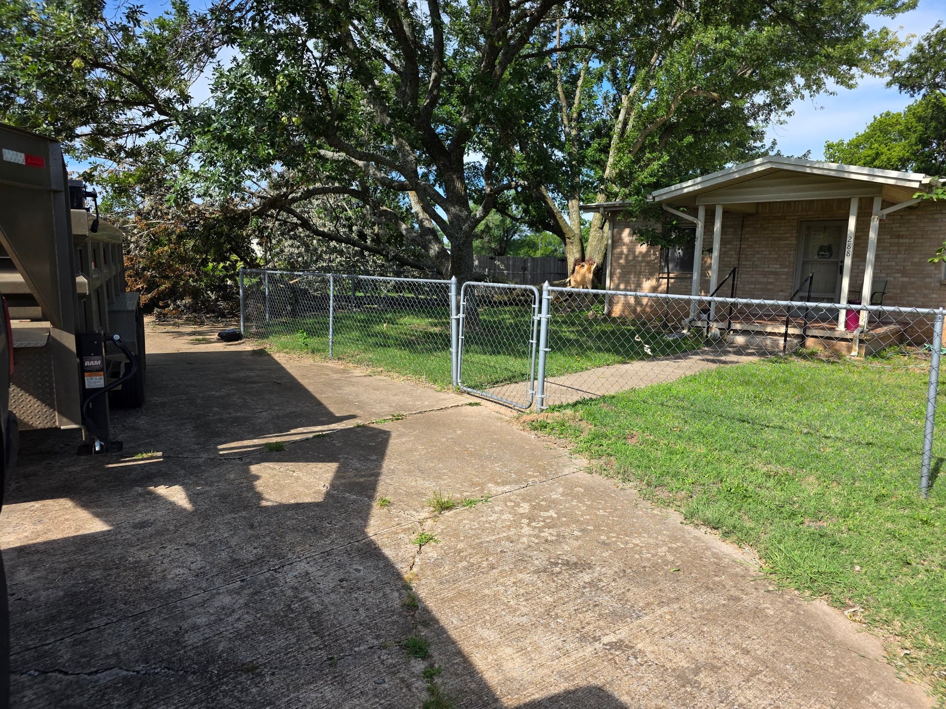 Storm Damage Cleanup and Full Fence Removal Done Right image