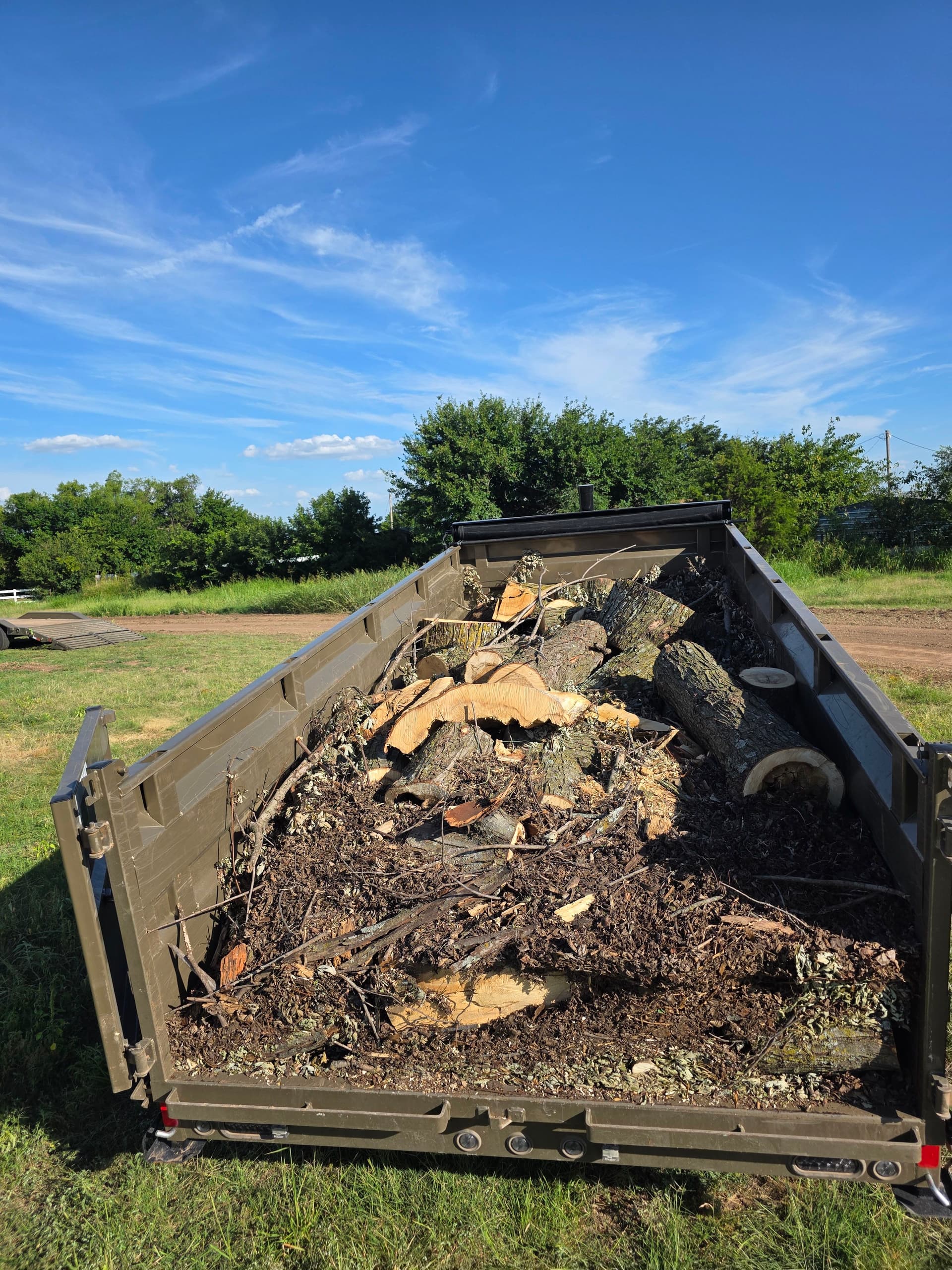 Storm Debris Hauled Off and Property Cleared Clean image